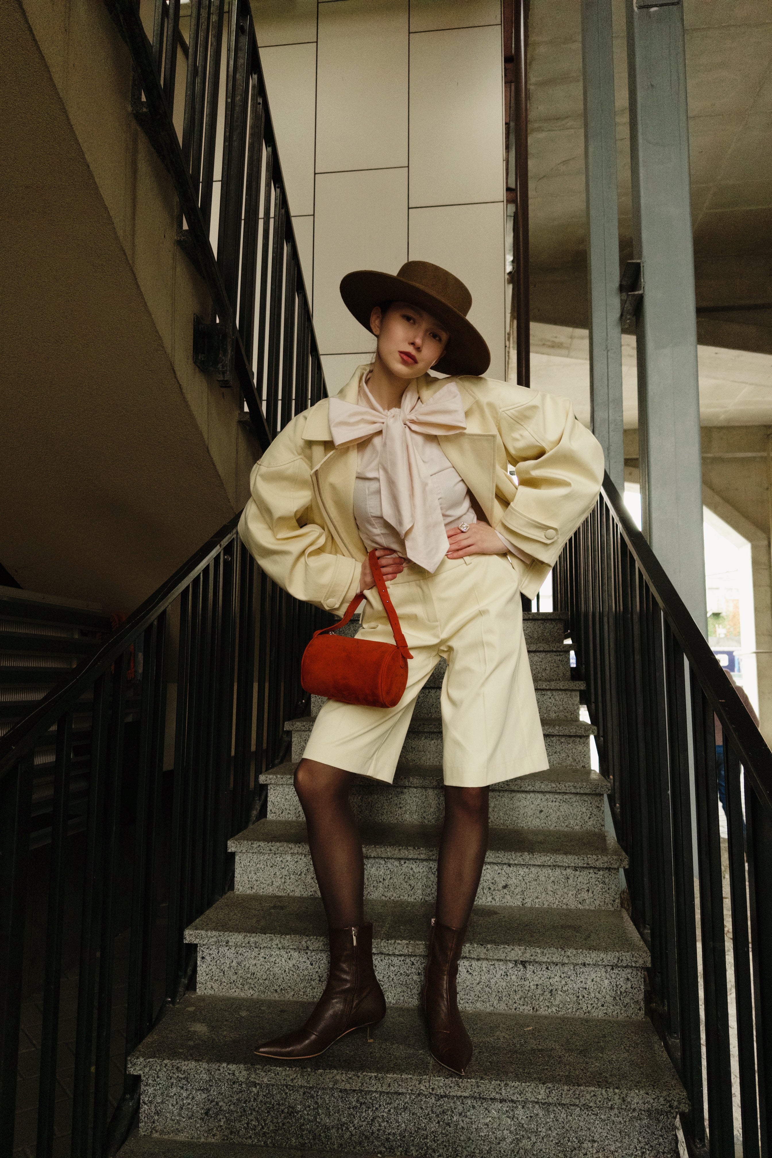 Bomber Jacket with Detachable Hood